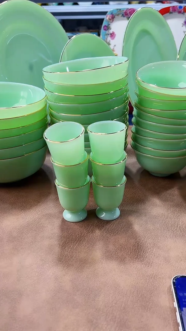 玉瓷 高脚酒杯6只