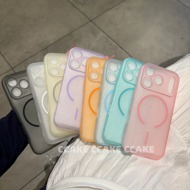 冰雾肤感磁吸款·适用于苹果17promax透明手机壳15plus简约16pro17