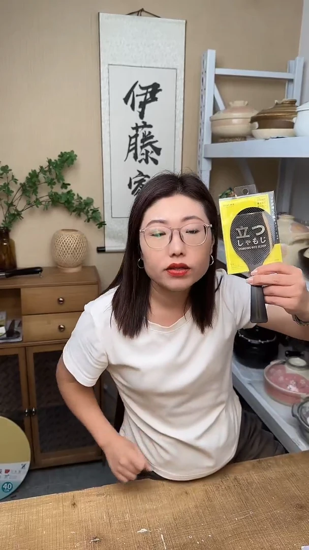 聚丙烯(pp)manra 可站立 黑色米饭铲