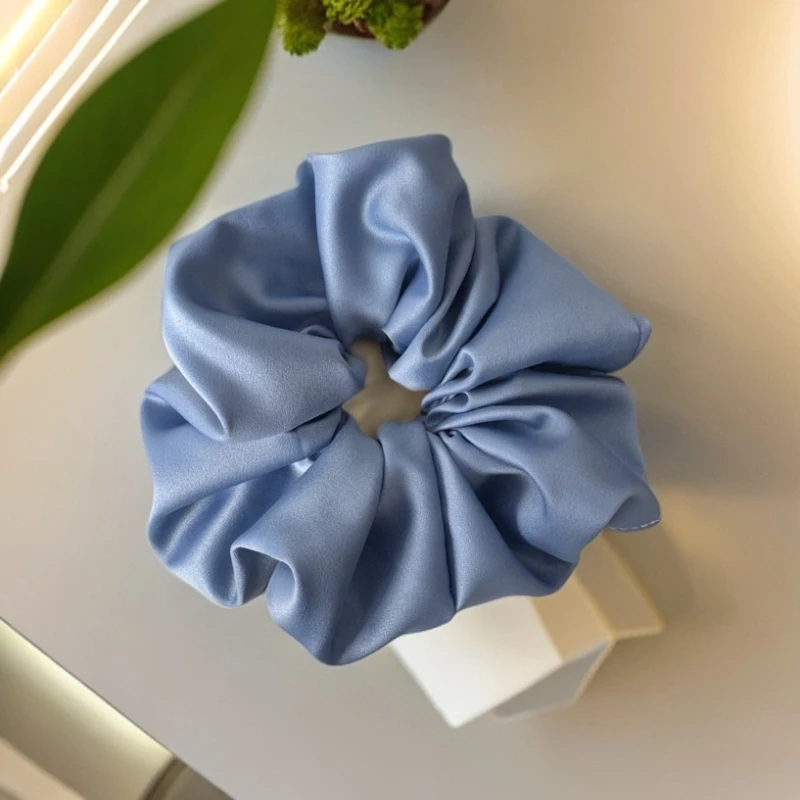 纯色气质发圈发绳皮筋头绳时尚百搭明星同款发饰丸子头发圈头饰