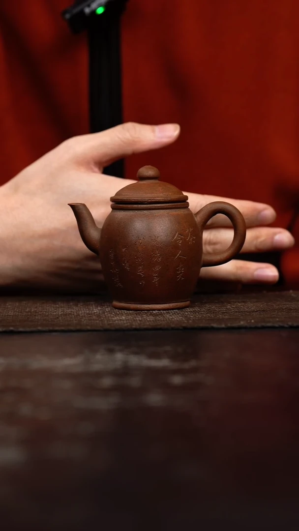 茶壶紫砂原矿手工壶100CC