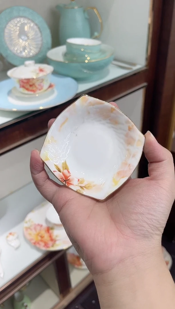 36%以上骨粉骨瓷蘸料碟