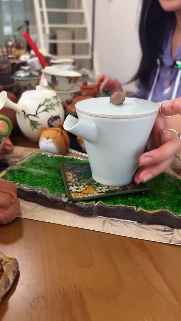 【茶瓷物语】白色宝瓶