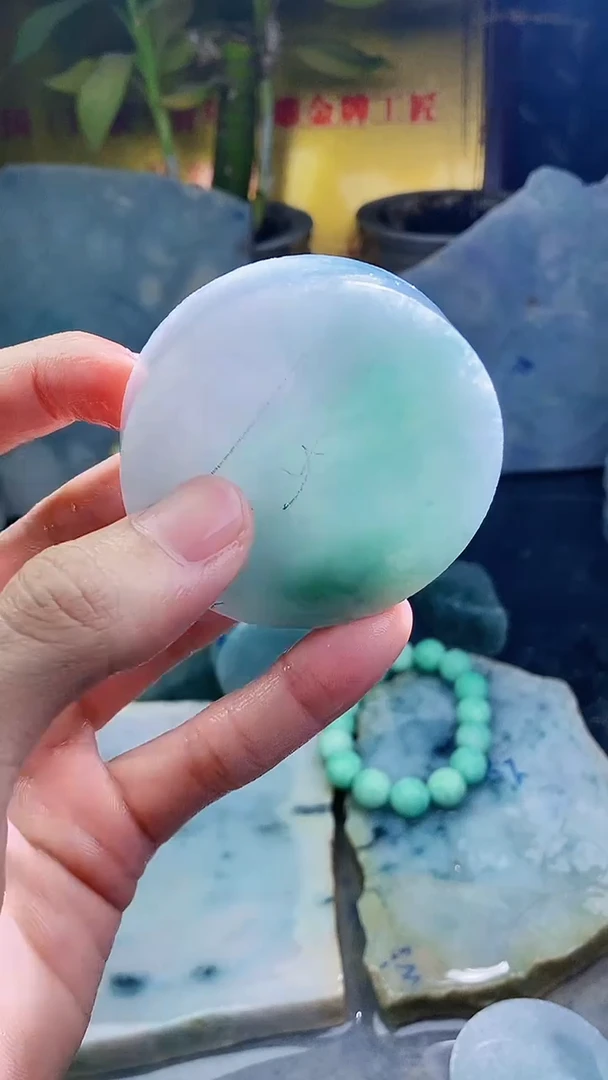 未镶嵌挂件翡翠小雨292