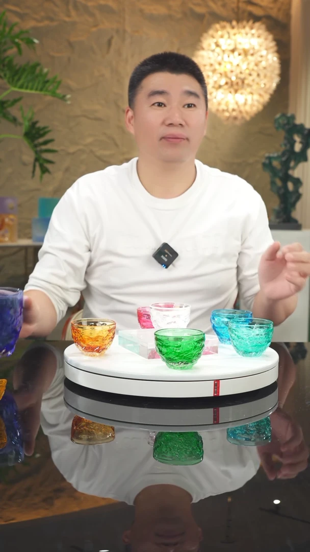 【闪购商品】瓷片设计款茶杯一套六只