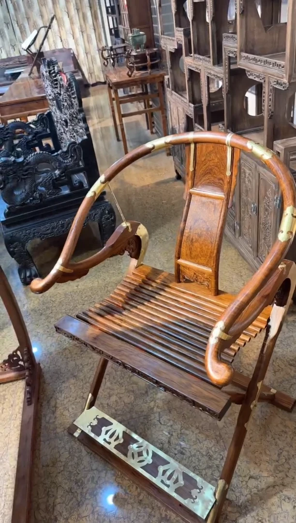 【闪购商品】木黄花梨    交椅   工艺品