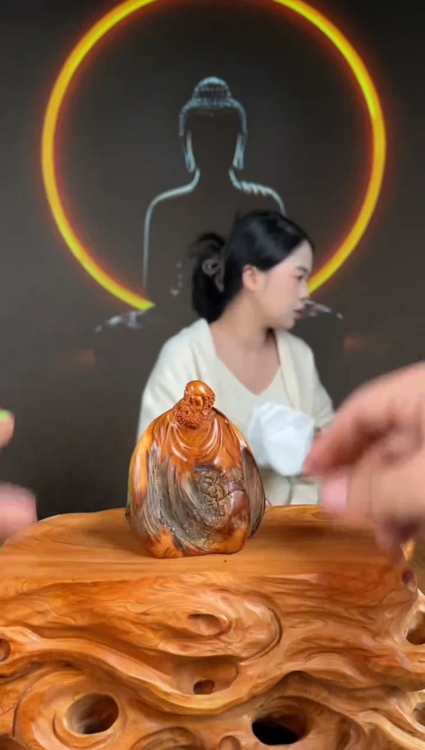 柏木（崖柏）手工摆件,先抢先得! 编号:351