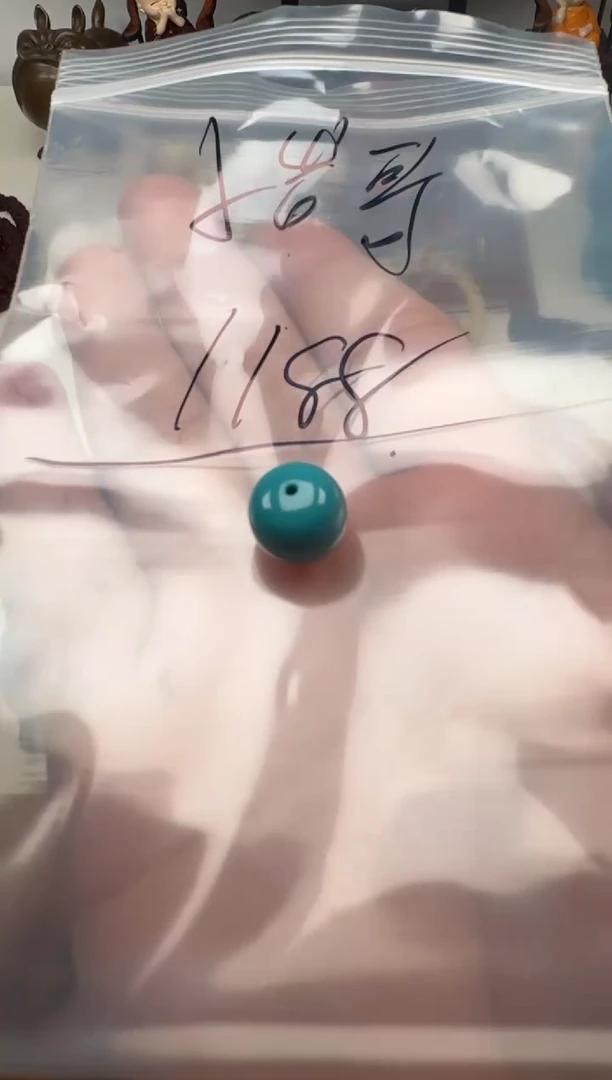未镶嵌绿松石单珠A**哥绿松石