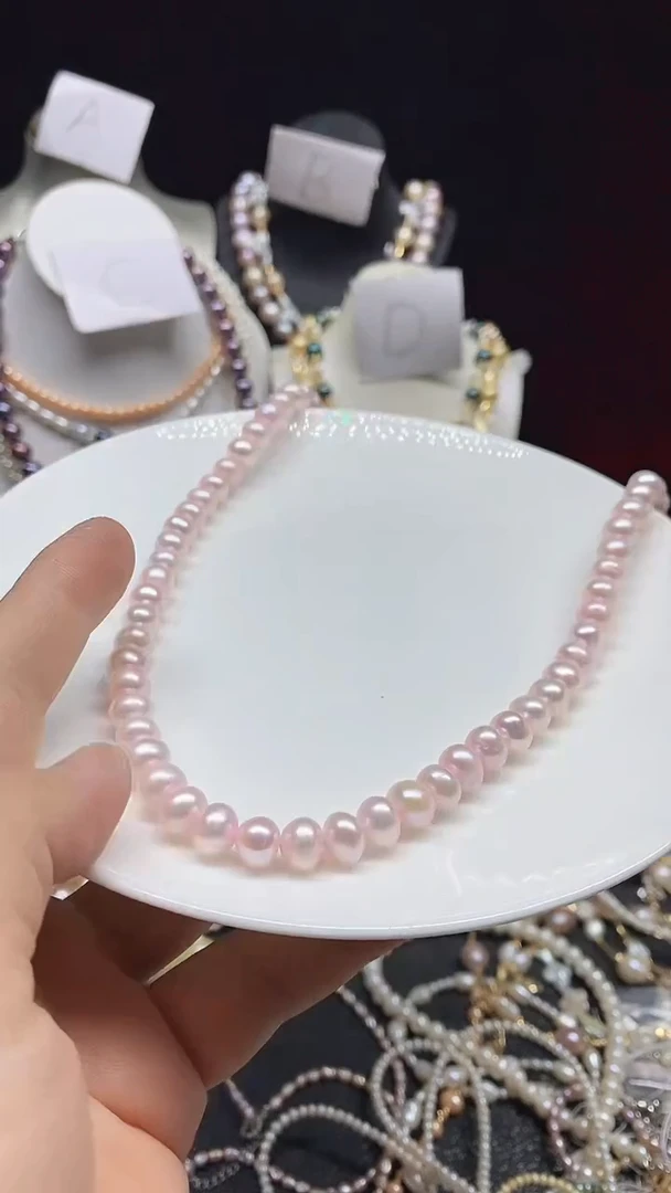 淡水珍珠未镶嵌颈饰多人