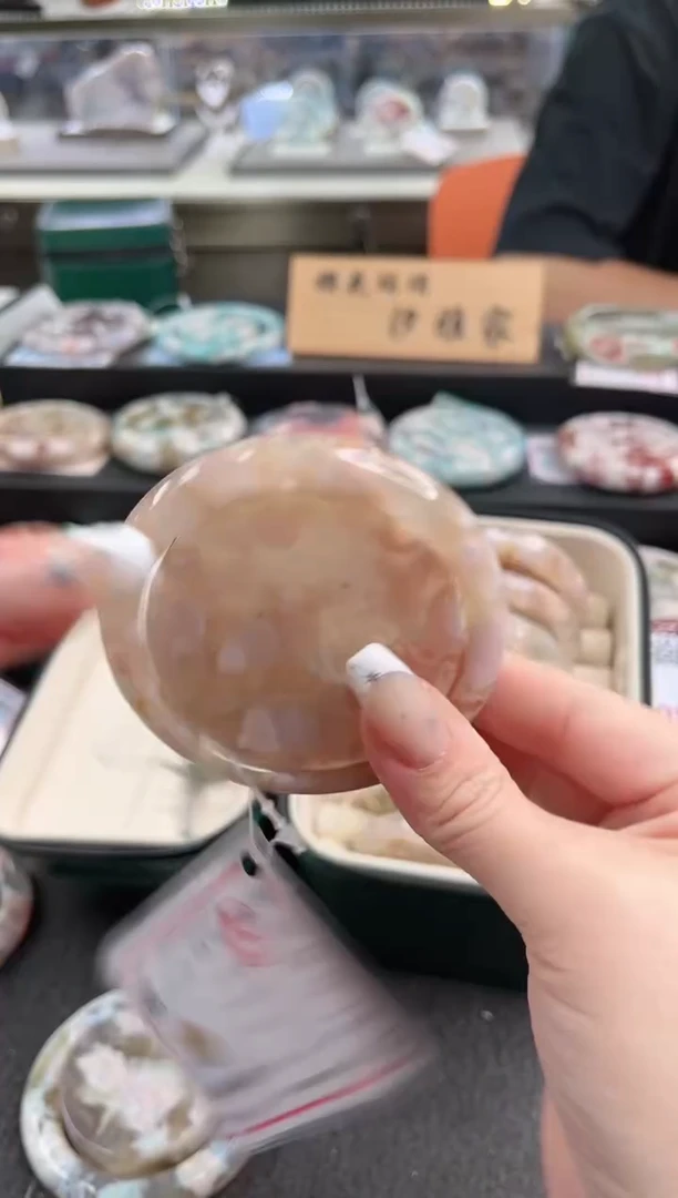 未镶嵌手镯石英质玉尘*丷圈口（赠品镯心）