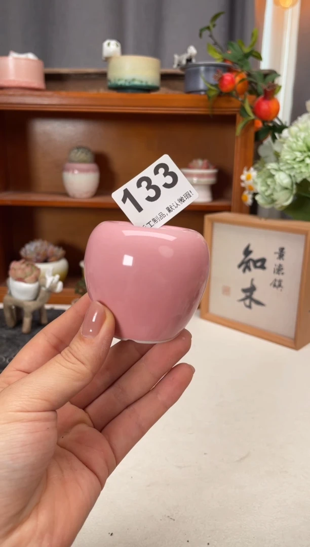 瓷片133知木小芳花盆