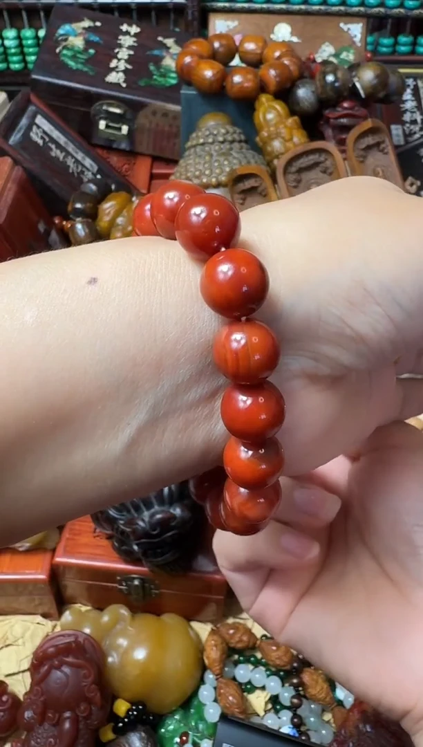未镶嵌南红玛瑙挂件主播推荐：一物一拍，讲解为准！