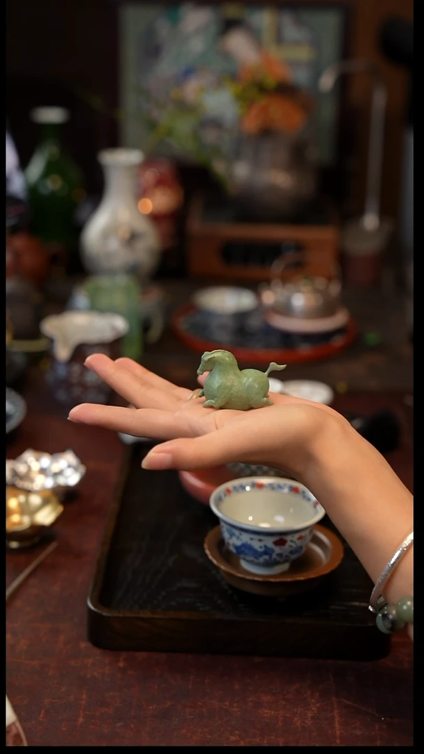 绿马 景德镇陶瓷