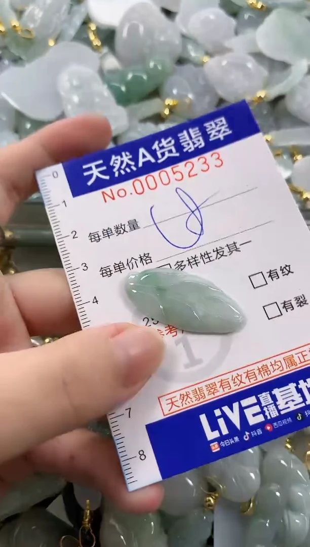 颈饰未镶嵌翡翠天然A货翡翠