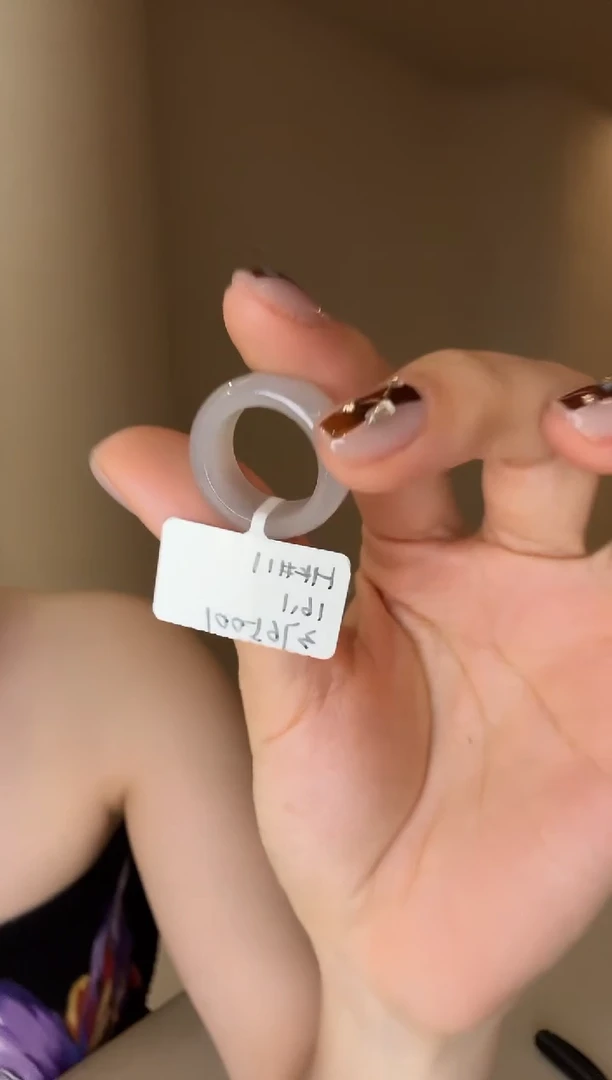 【闪购商品】和田玉戒指未镶嵌11码烟紫