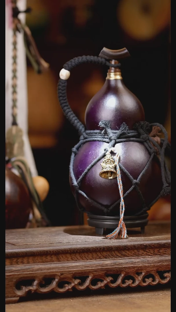 75号精品天然大漆酒葫芦一物一拍-