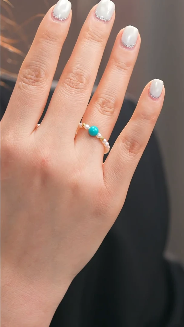 未镶嵌绿松石戒圈1