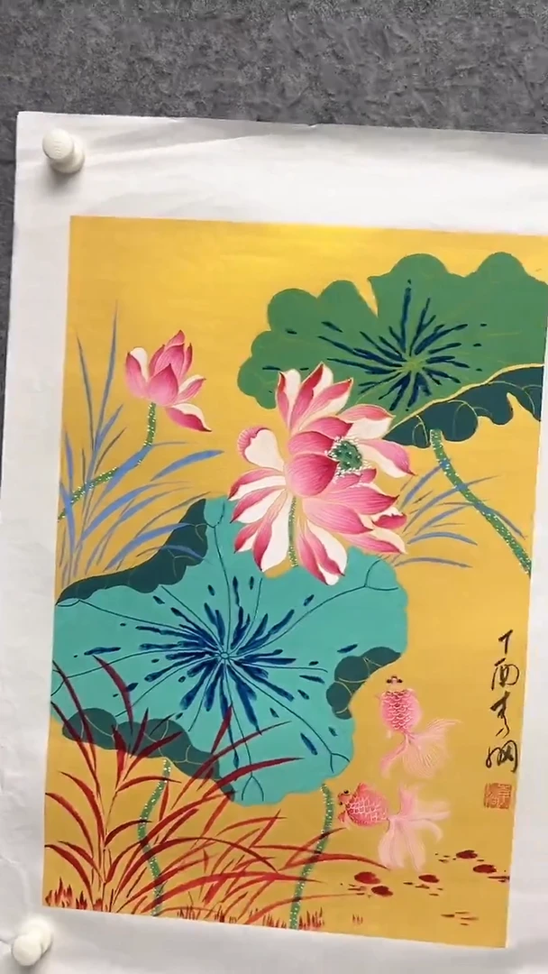 国画李纲-4平尺-花鸟国画