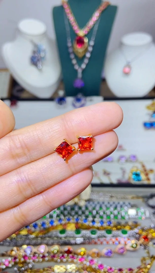 银S925镶嵌戒指烟晶67