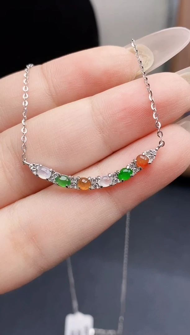 银S925镶嵌戒指翡翠0580