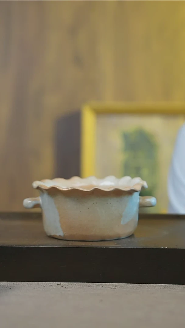 摆件景德镇5.5英寸花边甜品碗