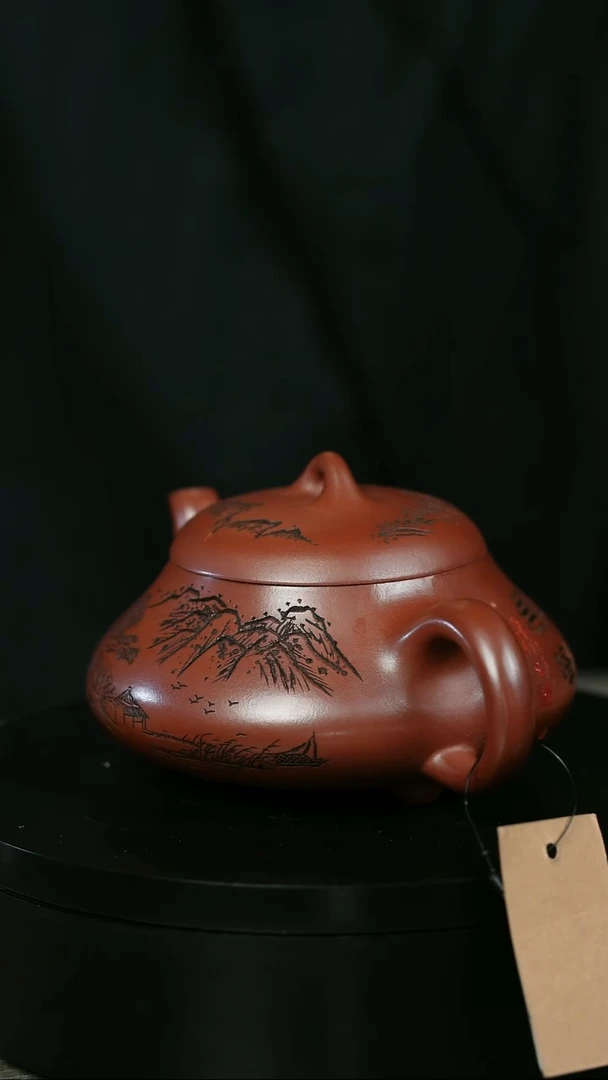 茶壶紫砂我*象H2208李小琴山景汉堂石瓢