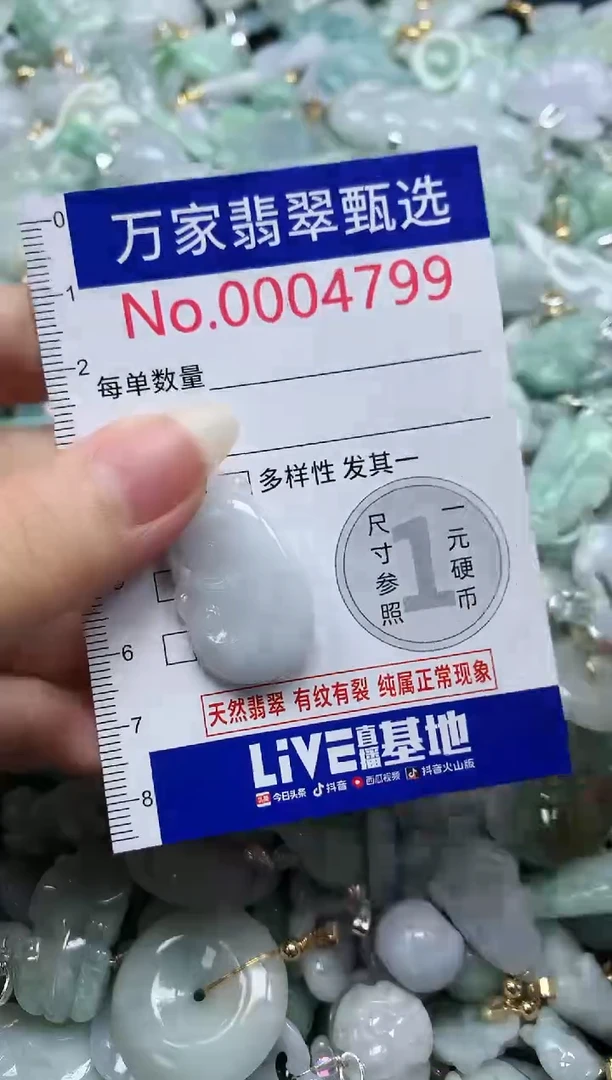 吊坠(不含链)未镶嵌翡翠4799