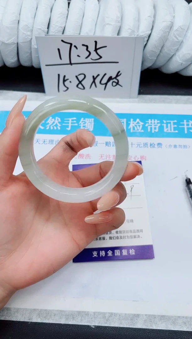 未镶嵌手镯石英质玉A316-53`54`