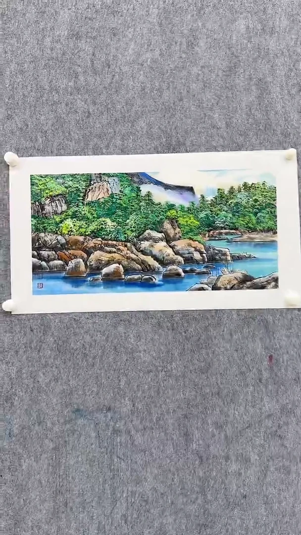 国画刘玉玺2平尺国画作品