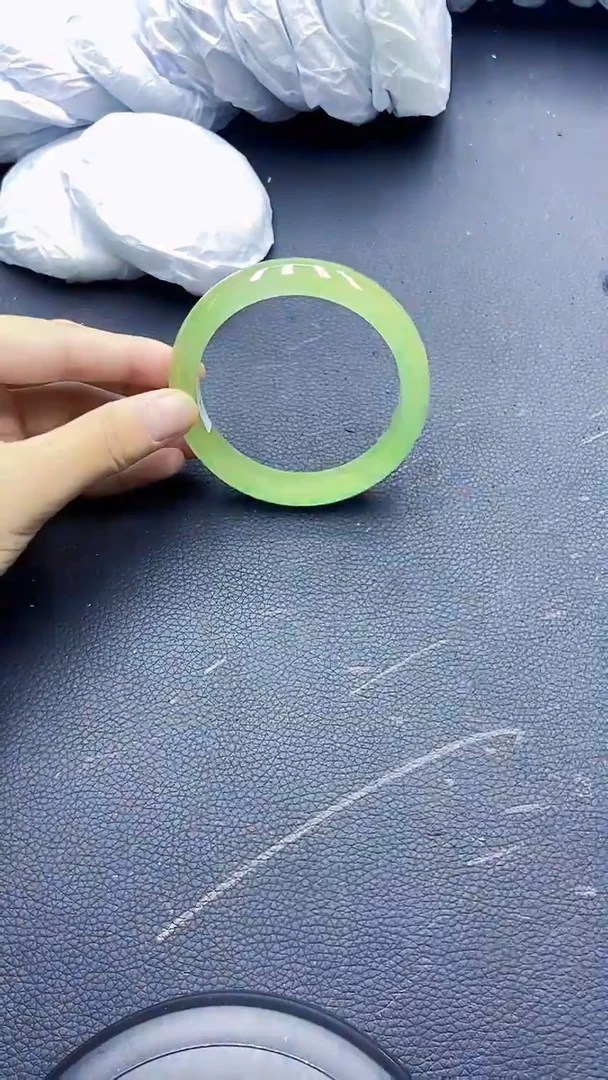 高冰透美人手镯 所见即所得114