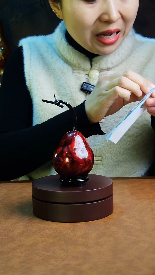 【闪购商品】81直播一物一图大漆酒葫芦送底座送挂绳