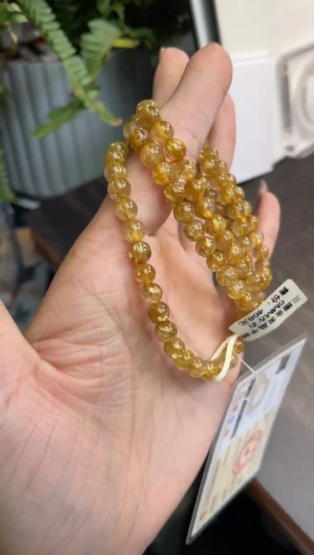 手链6/x-825未镶嵌水晶钛晶三圈