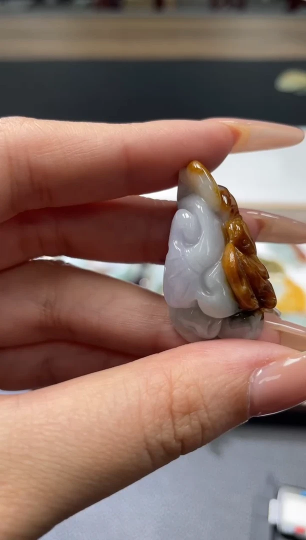 颈饰未镶嵌翡翠天然A货翡翠随机发一件202