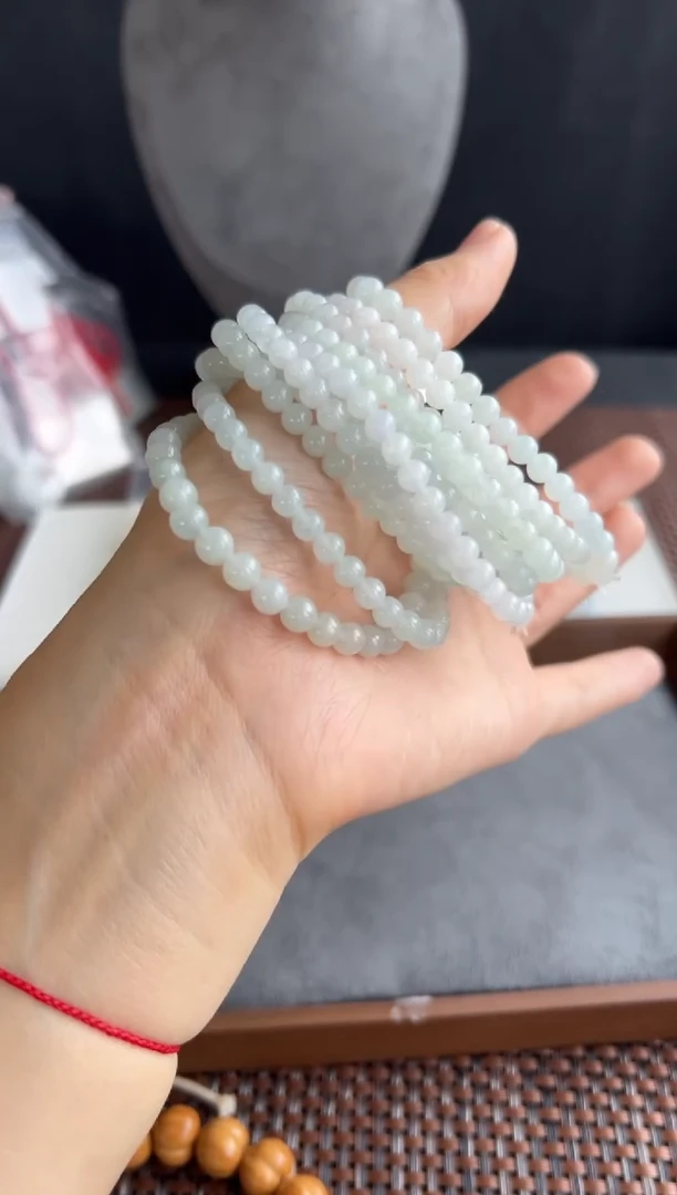 未镶嵌手串翡翠A5买断多样性发一