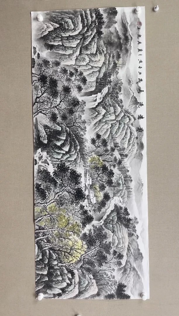 国画180*68 杨志龙杨志龙杨志龙杨志龙