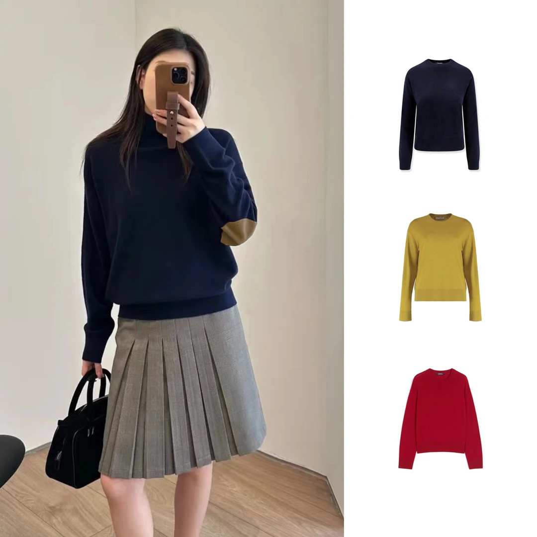 未使用 MaxMara 国现 时尚简约纯色毛衣 MY0142/MY0144/MY0143