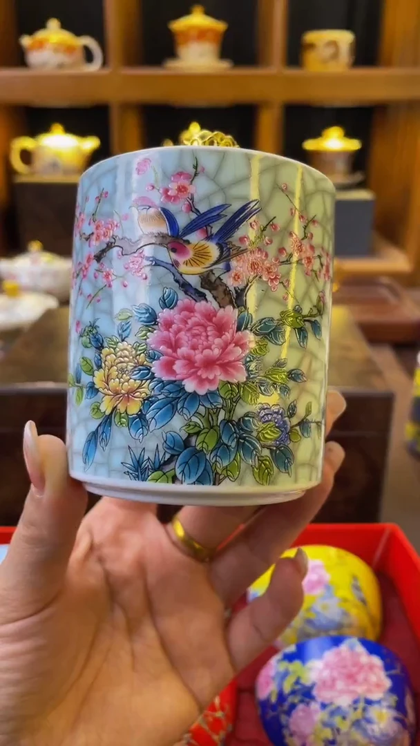 【闪购商品】杯喜鹊茶叶罐小号