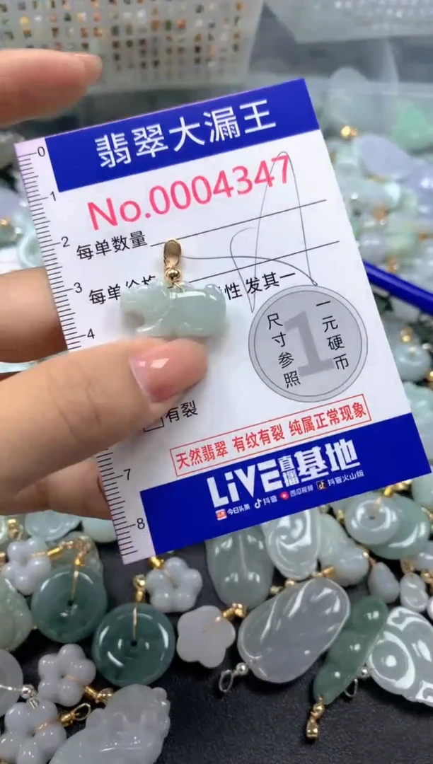 颈饰未镶嵌翡翠4347