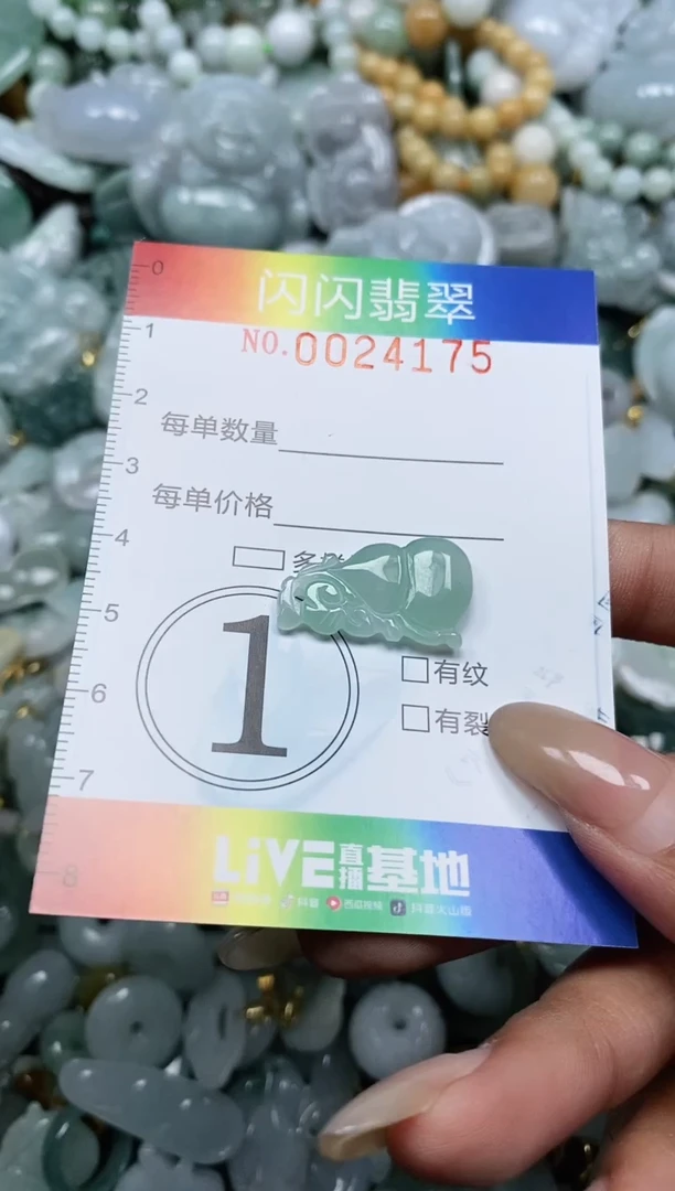 翡翠未镶嵌颈饰闪购0024175