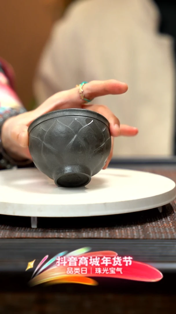 【闪购商品】紫砂茶壶莲花柴烧杯