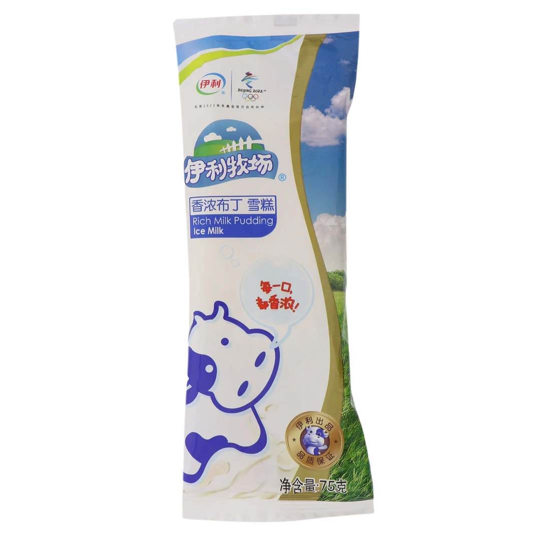 伊利牧场香浓布丁雪糕75g