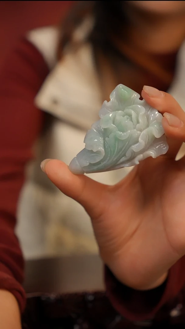 未镶嵌摆件翡翠白菜