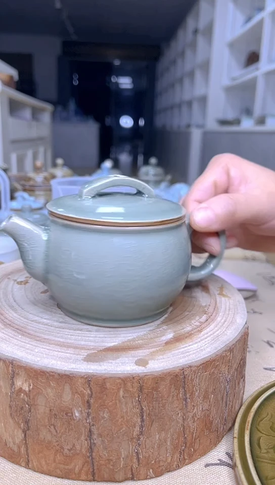 摆件原生态原矿仿古青绿汉瓦