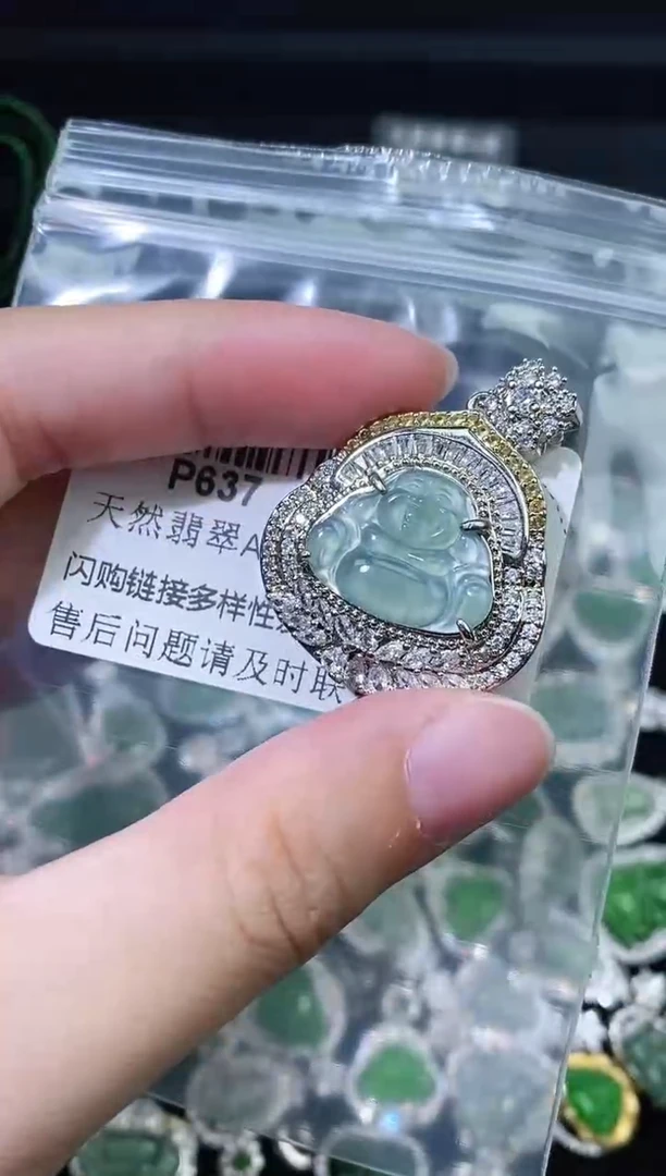 翡翠未镶嵌颈饰精美翡翠-多样性只发一件P637