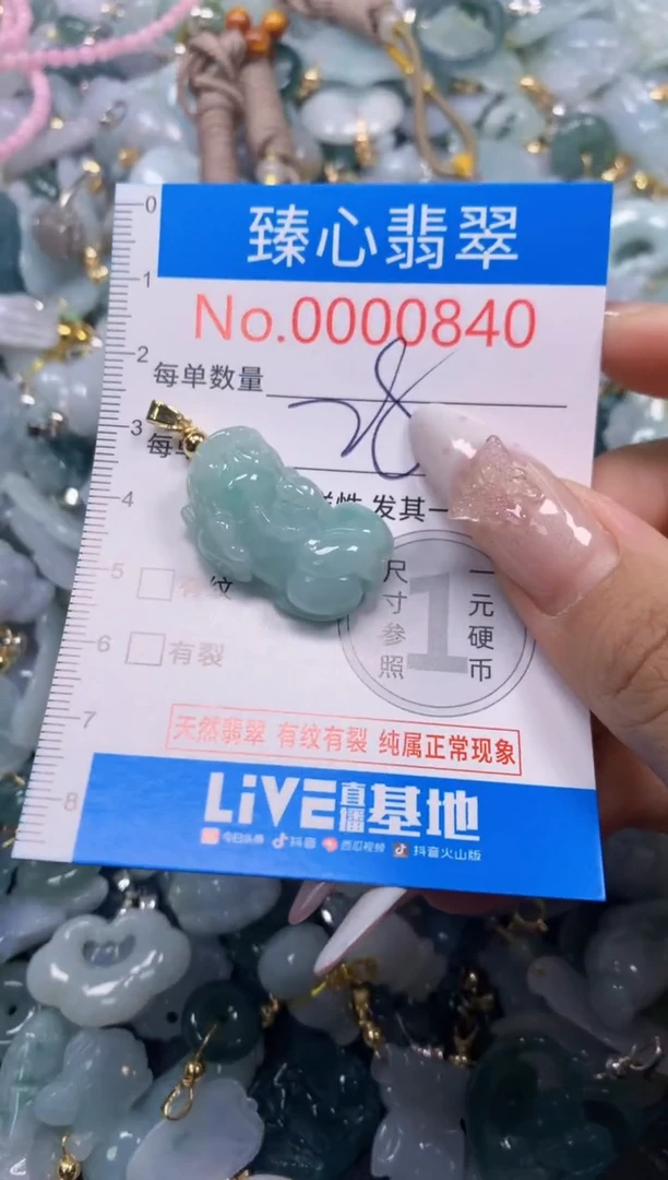 吊坠(不含链)未镶嵌翡翠840