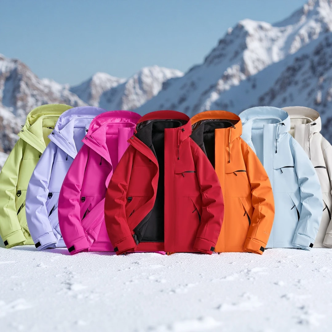 优品 男女户外运动外套情侣秋冬装上衣旅行登山男装女潮牌保暖603