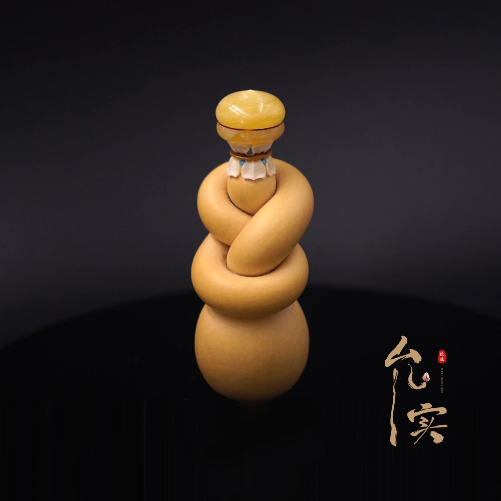 崔德才八字扣-莲花口八字扣-文玩葫芦手把件