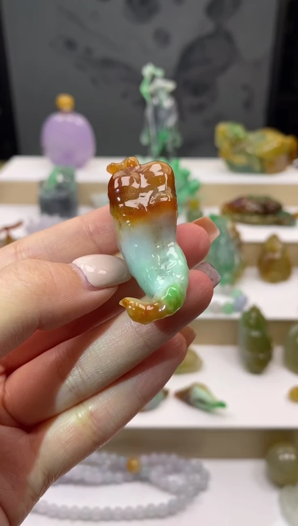 未镶嵌挂件翡翠翡翠辣椒