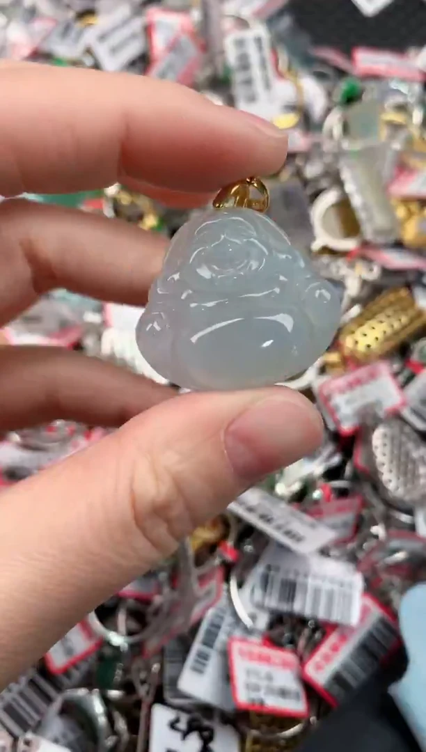 银S925镶嵌戒指翡翠333             9