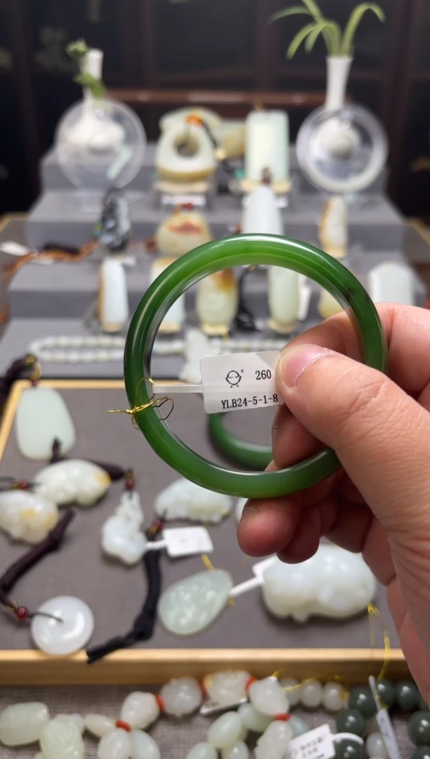 【闪购商品】和田玉手镯未镶嵌60圈口  YLB24-5-1-8